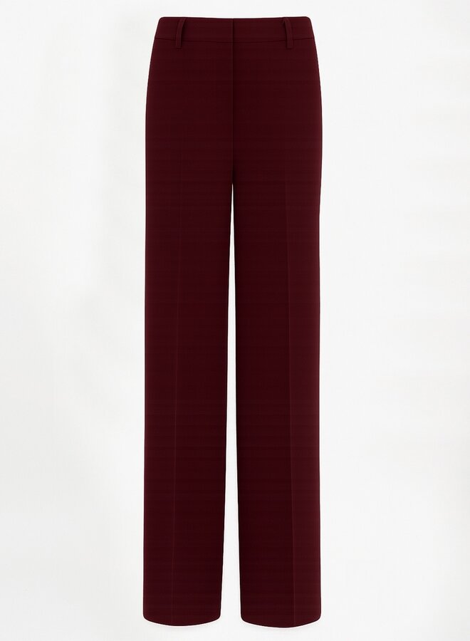 Alain tailored pants | Mulberry Red