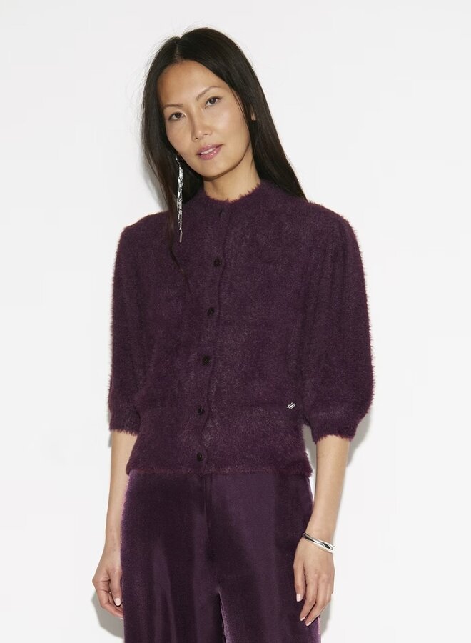 Meganne cardigan | Mulberry Red