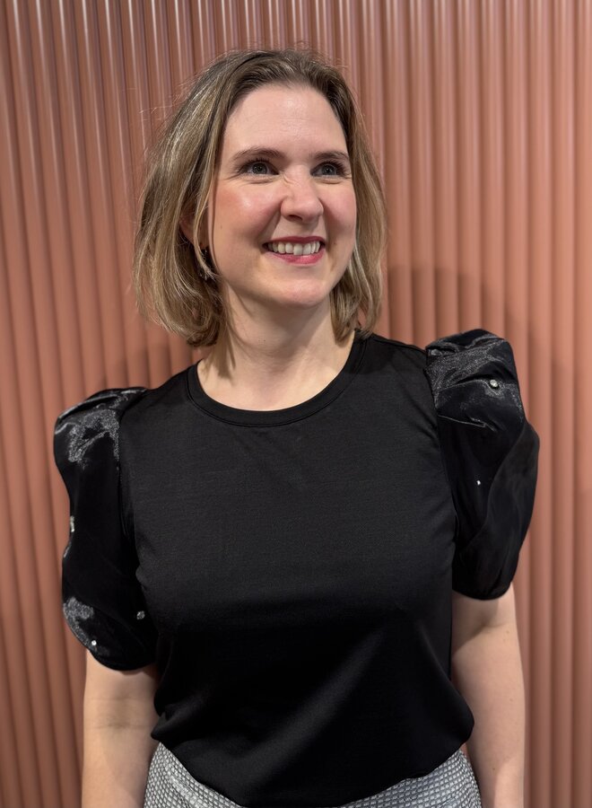 Mignon embelished top | Raven