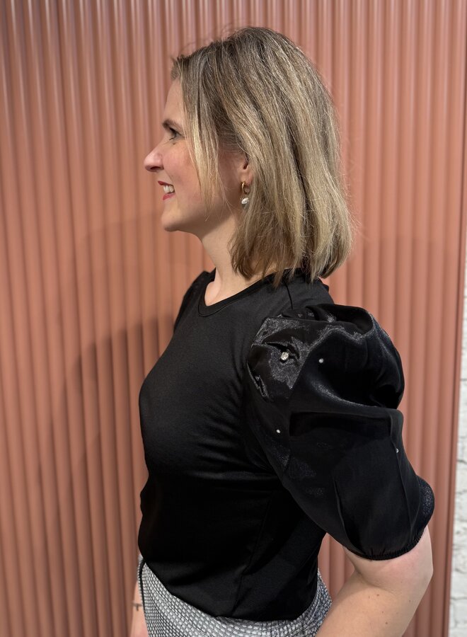 Mignon embelished top | Raven