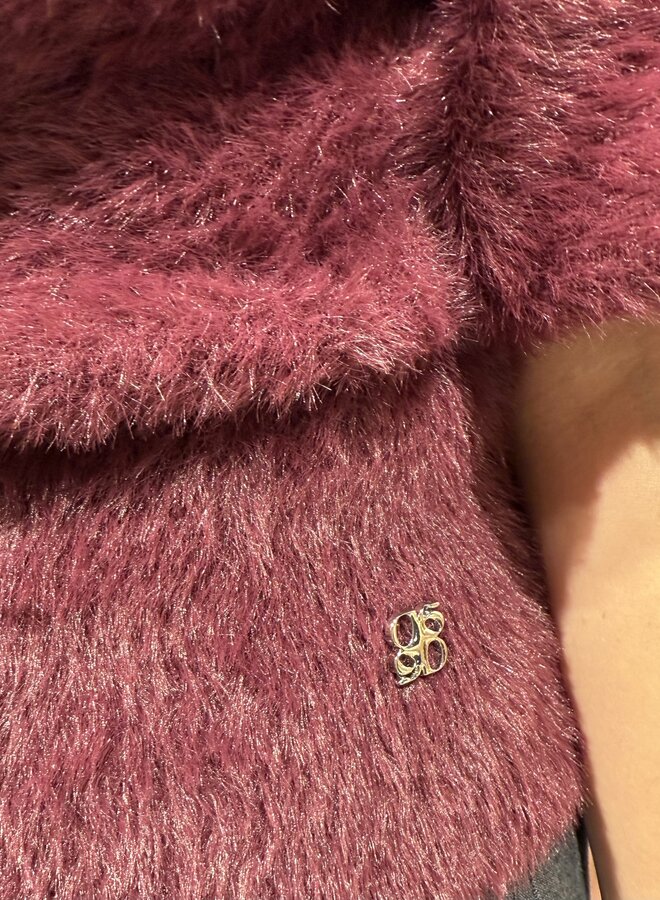 Meganne cardigan | Mulberry Red