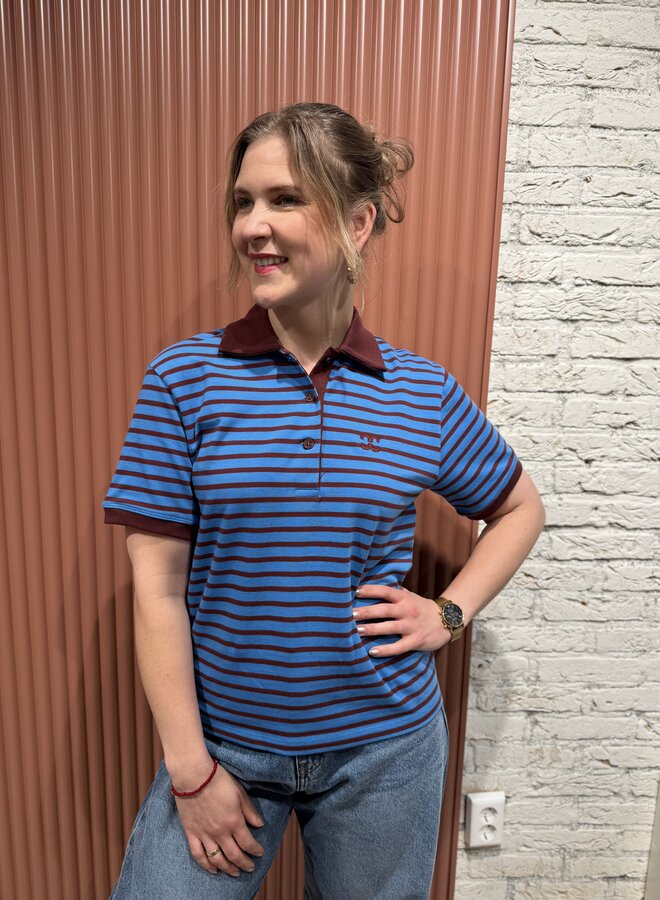 Hayes Polo SS Tee | New Blue