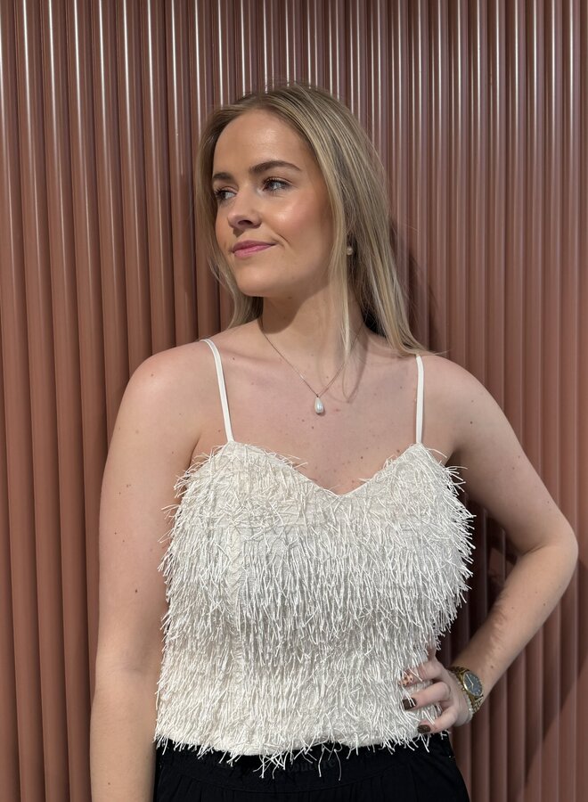 Gonzo V-Top | Off-White