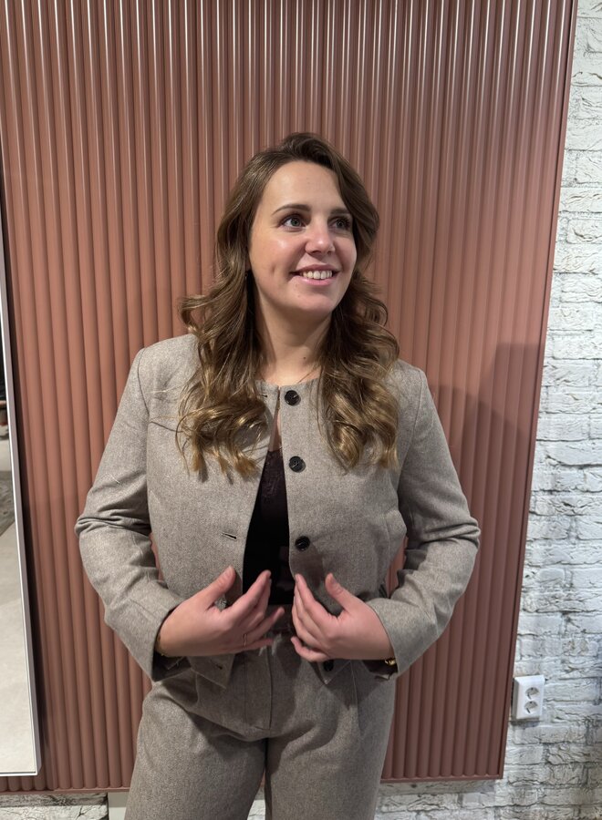 Meera Bomber Jacket | Walnut