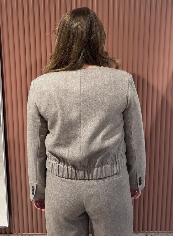 Meera Bomber Jacket | Walnut