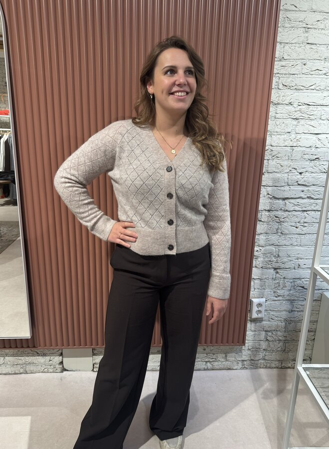 Aida Alpaca V-Neck Cardigan | Atmosphere