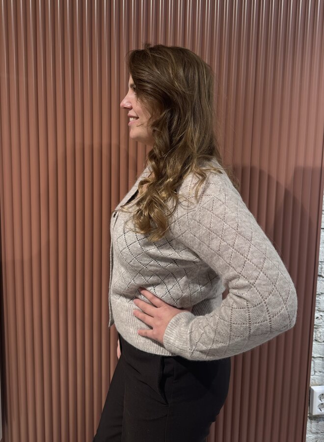 Aida Alpaca V-Neck Cardigan | Atmosphere