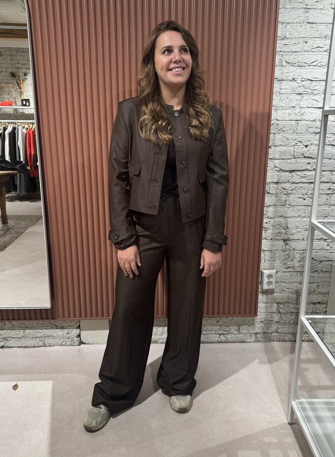 Terry Denim LL Pant | Dark Brown