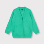 Heavy cardigan | Bright green