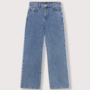 Mix denim pants | Light blue denim