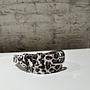 Skin Belt Women | Leopard White Black
