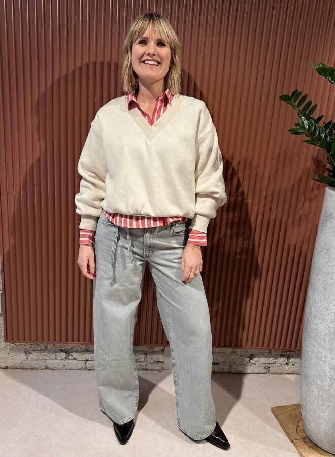 Momo Sweater | Oyster melee