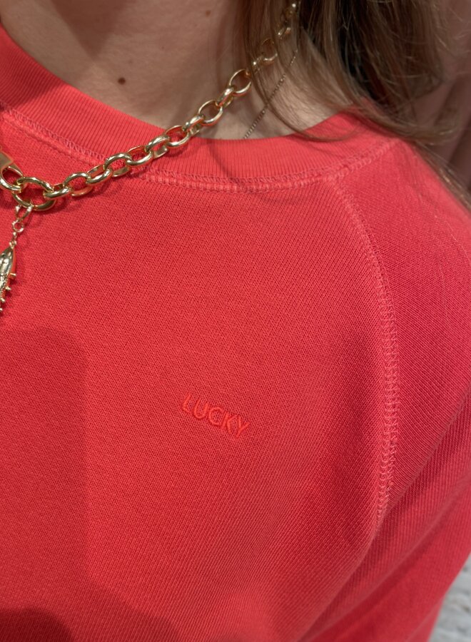 Carrie Sweater | Poppy red