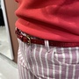 Julie gloss belt | Scarlet red