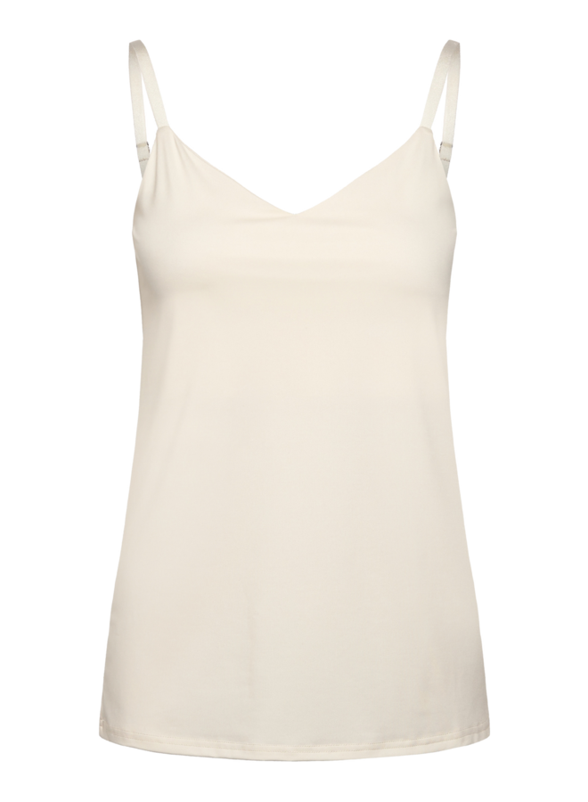 Billie Elastic Strap Top | Ivory