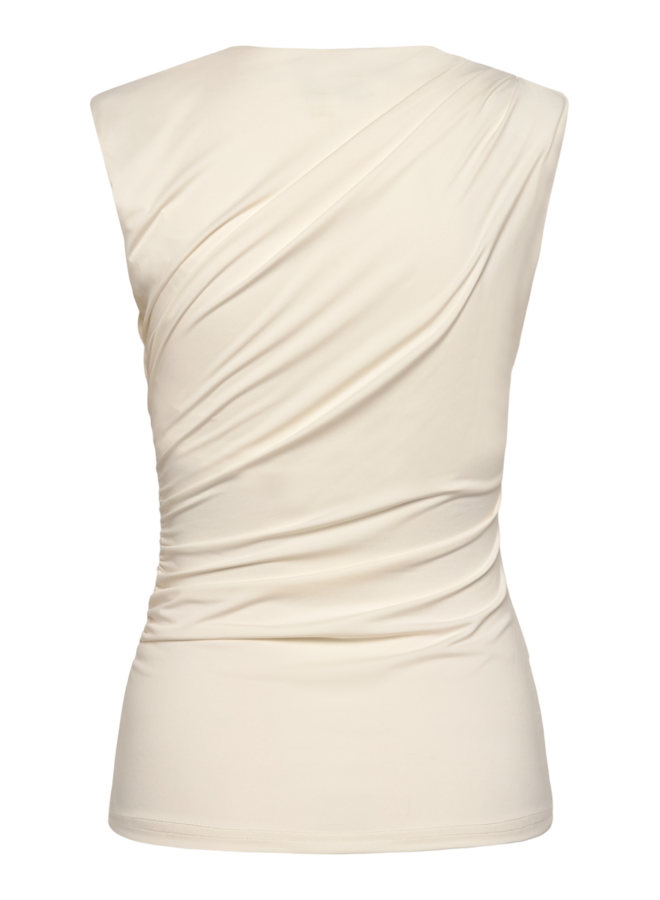 Billie Drape Top | Ivory