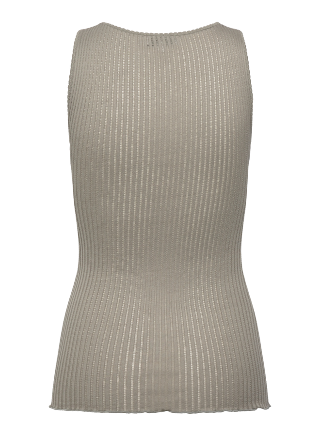 Belize Silk Tank Top | Dried Sage