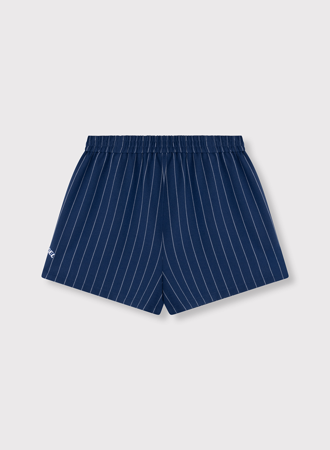 Clean Striped Shorts | Night Blue