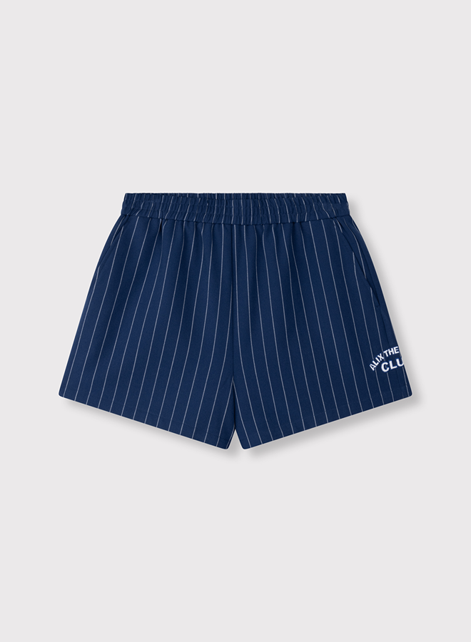 Clean Striped Shorts | Night Blue
