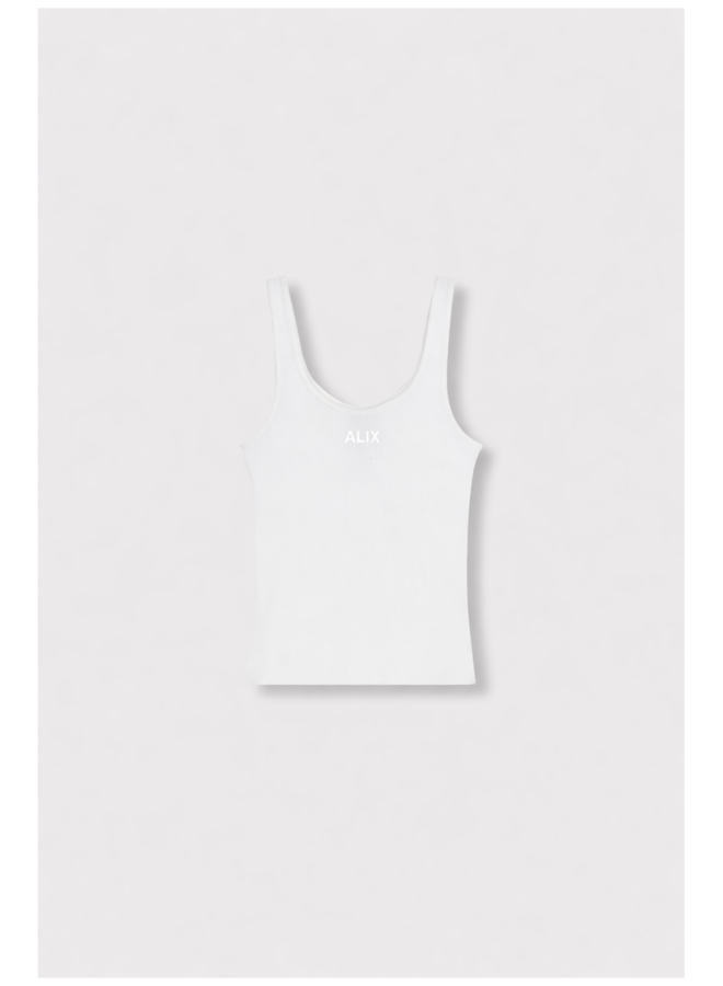 Rib Tanktop | Soft White