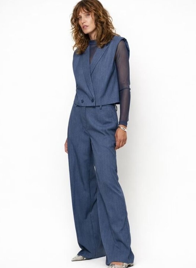 Cirzo Mesh Top | Steel Blue