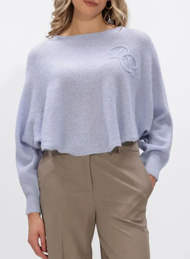 Montre Monogram Sweater | Blue Mist