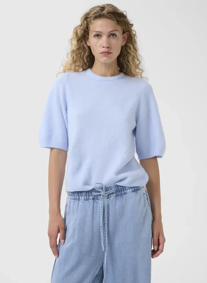 Alpha ss tee pullover | Blue Finch Mélange