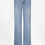 Glam studded bootcut jeans | Light washed blue