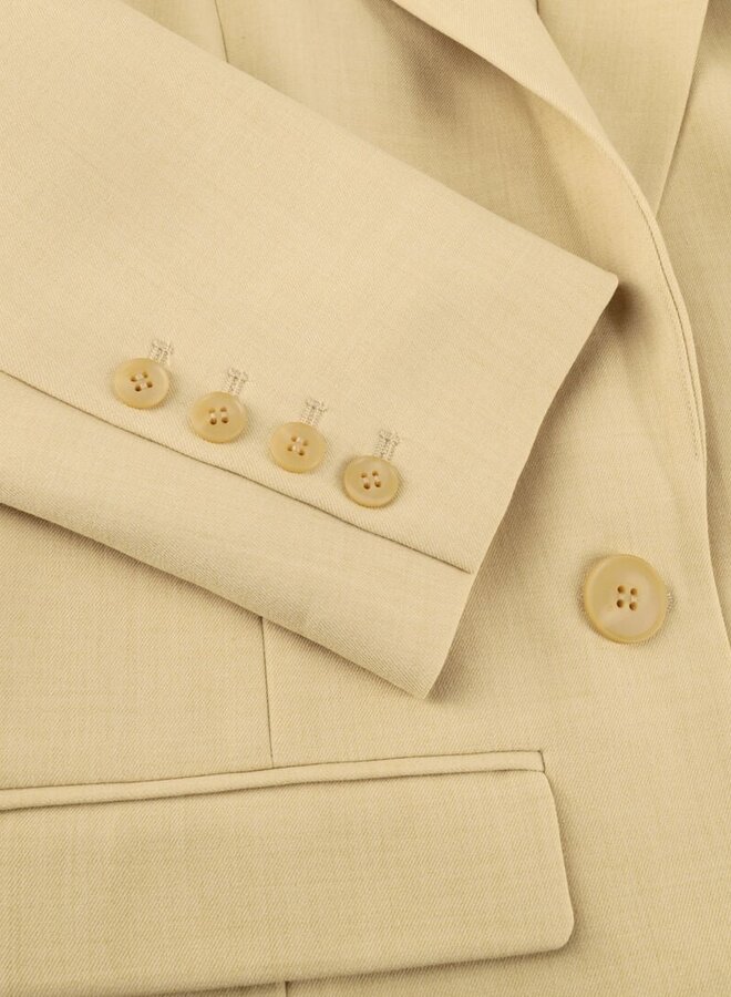 Stacy Blazer | Pale Hay Melange