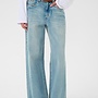 Sara HW wide jeans | Washed blue