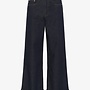 Sara HW wide jeans unwashed | Rinse wash blue denim