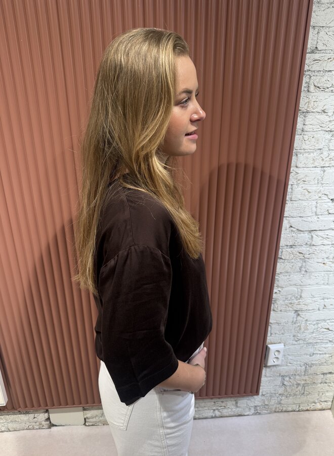 Samanta SS Blouse | Chocolate Torte