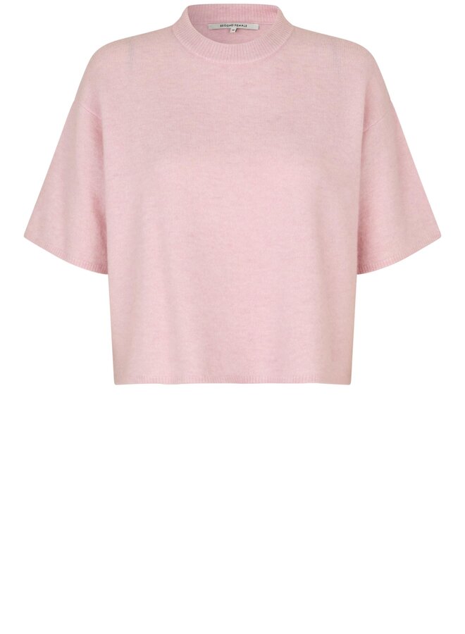 Gabby Knit O-Neck | Pale Lilac