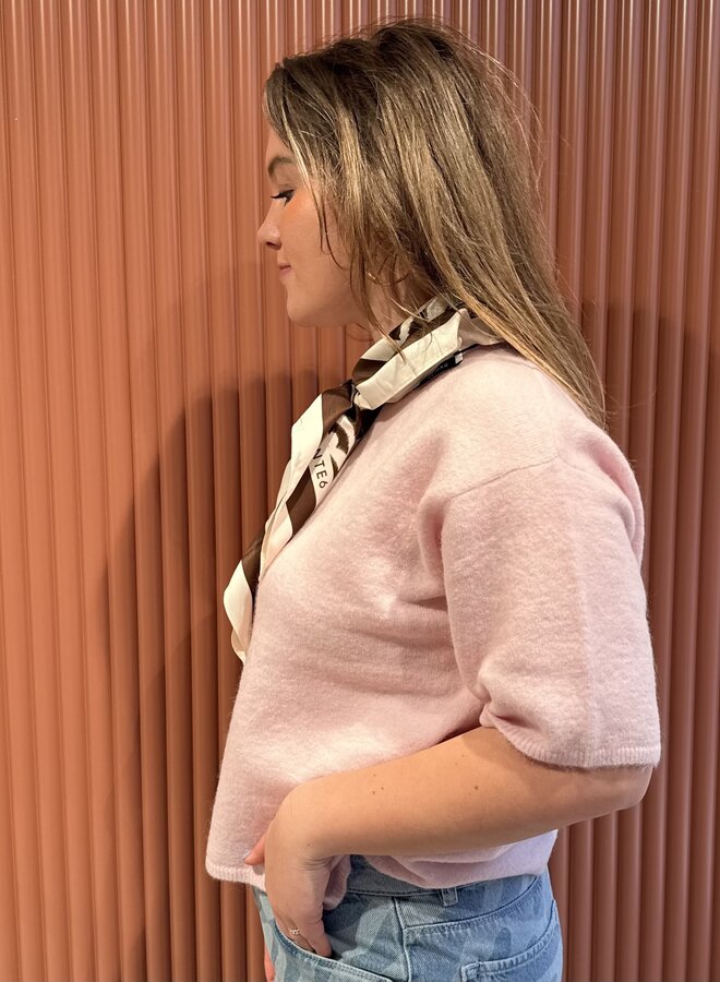 Gabby Knit O-Neck | Pale Lilac