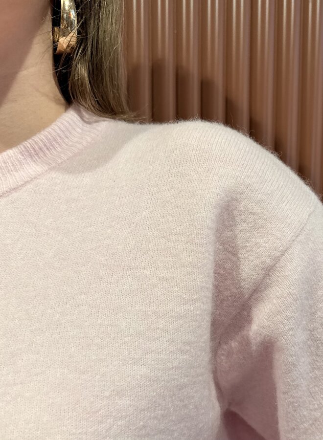 Gabby Knit O-Neck | Pale Lilac