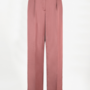 Jules satin smart pants | Coral Blush