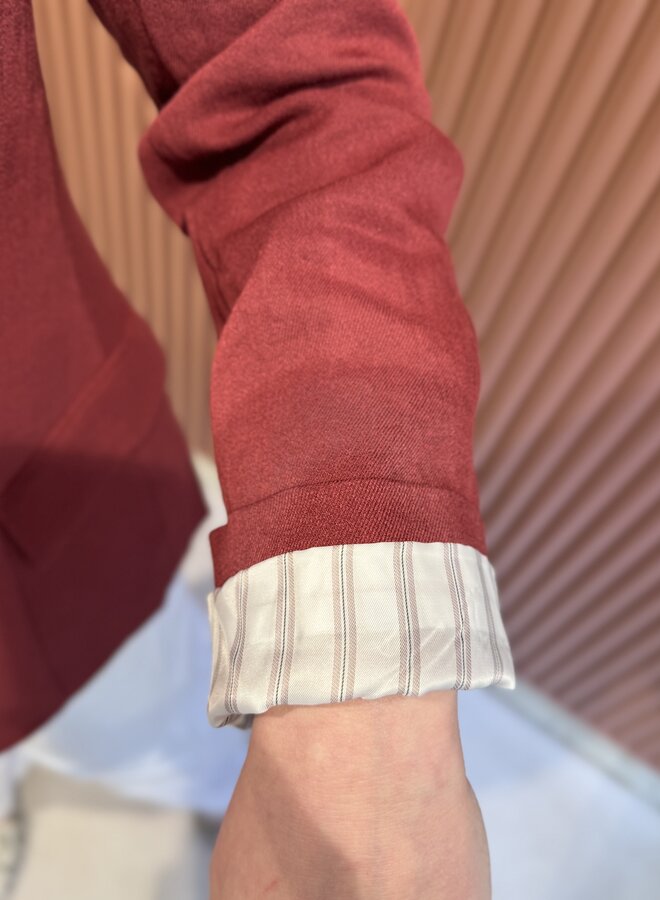 Dayva relaxed fit blazer | Berry Red
