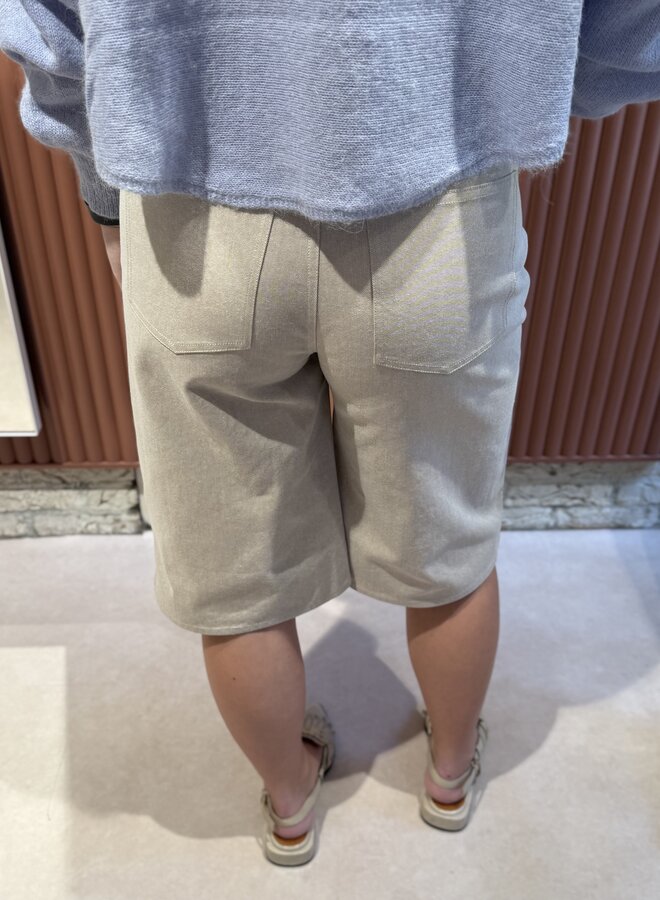 Bacoli Shorts | Soft Beige