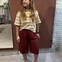 Emra relaxed fit bermuda | Berry Red
