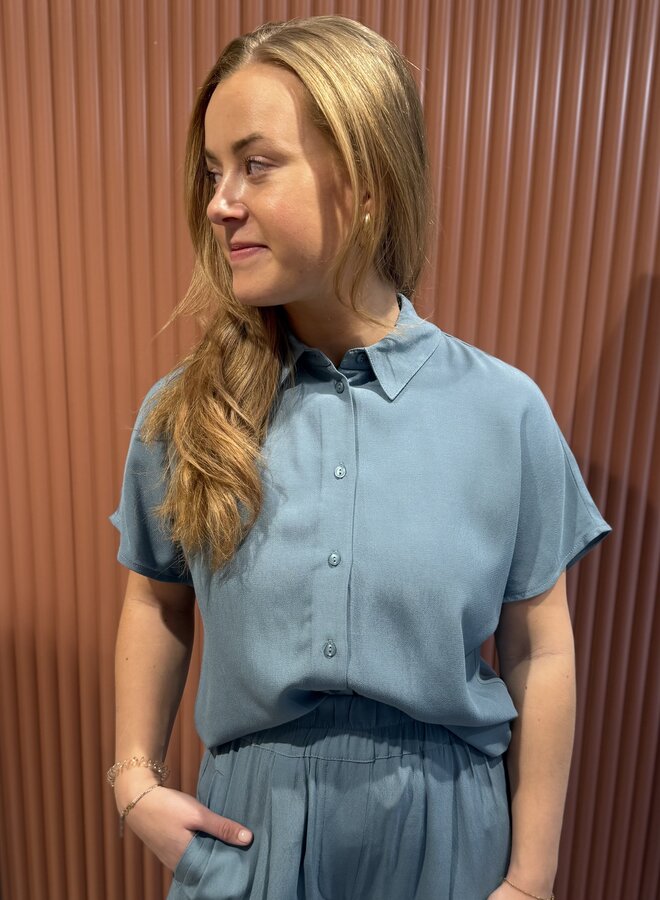 Barley viscose blouse | Blue Stone