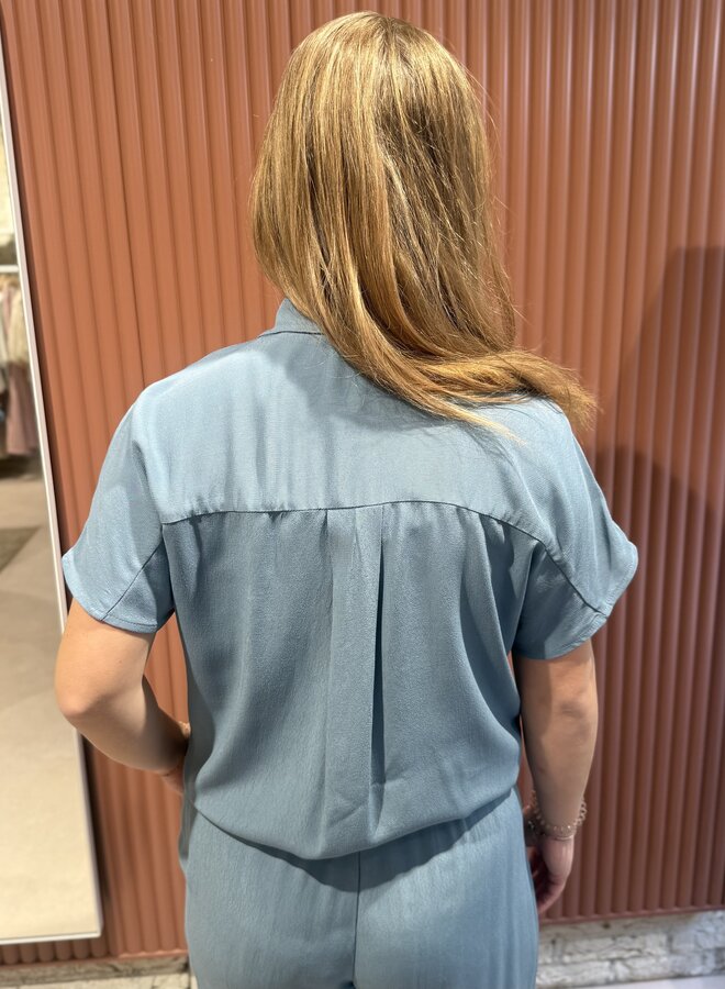 Barley viscose blouse | Blue Stone