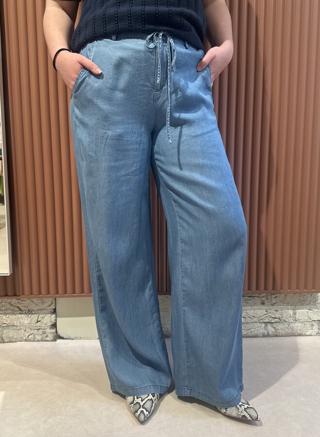 Dallas MW Trousers | Medium denim blue