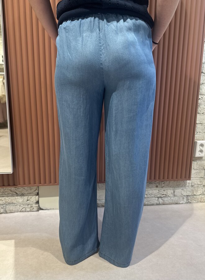 Dallas MW Trousers | Medium denim blue