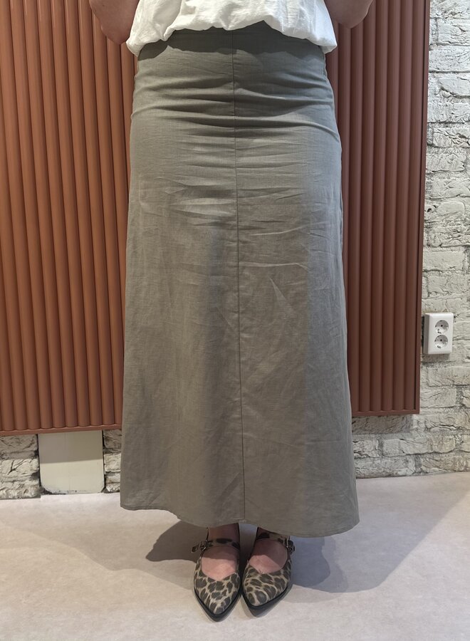Esther Linen Long Skirt | Dried Age