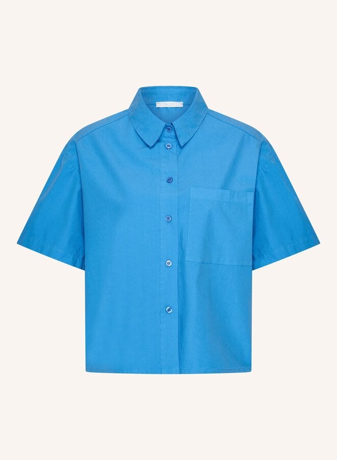 Mara Poplin Blouse | Regatta Blue