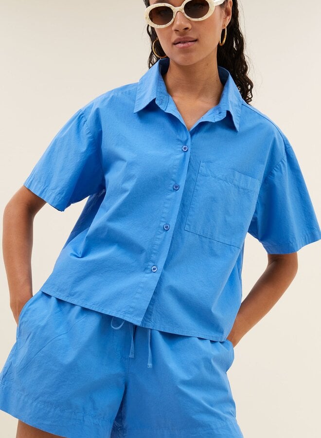 Lio Poplin Shorts | Regatta Blue