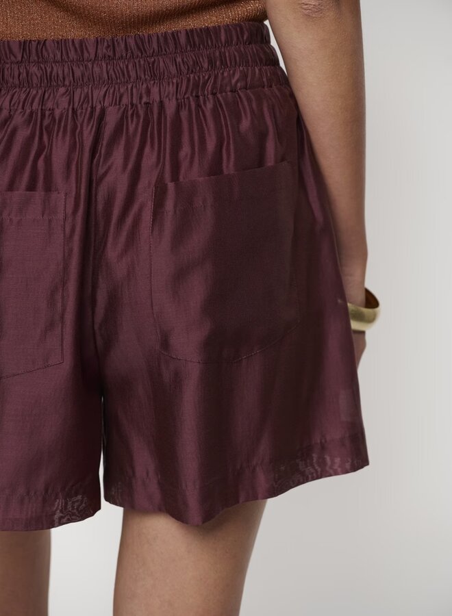 Quentyn relaxed fit shorts | Cacao Berry