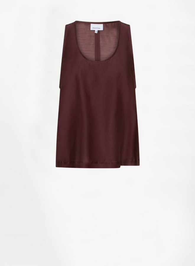 Corin relaxed fit tanktop | Cacao Berry