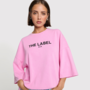 The label t-shirt | Soft pink