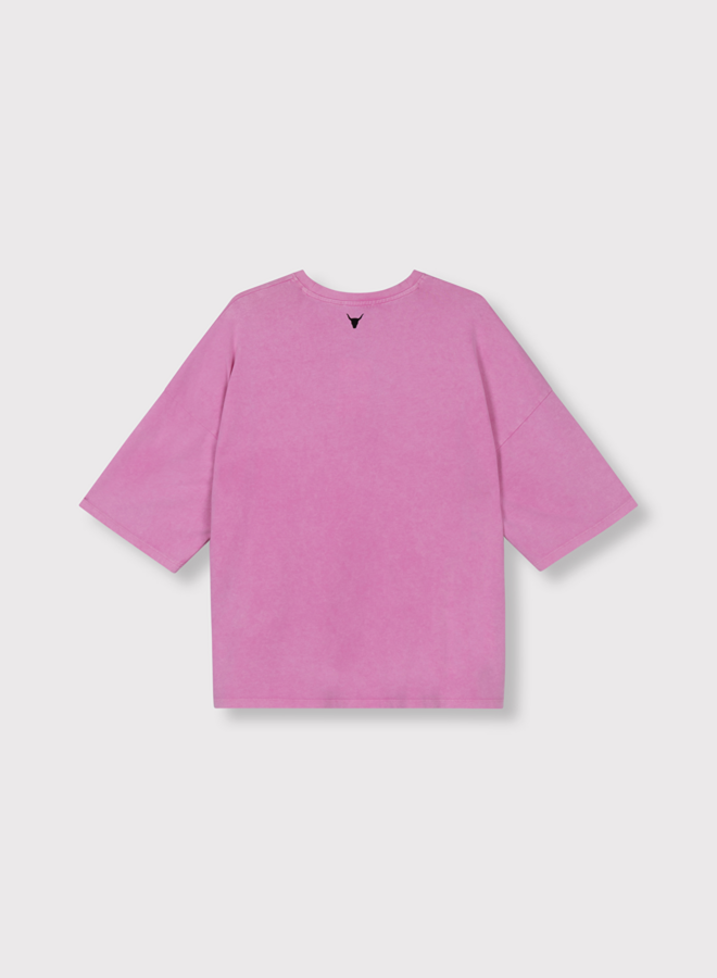 The label t-shirt | Soft pink